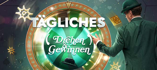 Drehen & Gewinnen als Willkommensgeschenk